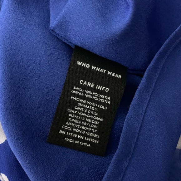 Who What Wear Size XS Length 50” Dress Floral - Picture 6 of 6